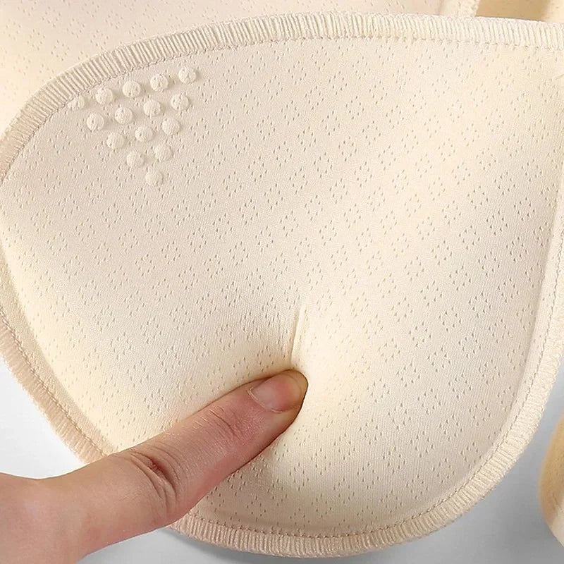 5 6 3 cm Sponge Padded Bra Thick Push Up Bra Pads Inserts Women Underwear Breast Lift Breathable Bra Pad Lining Swimsuit Insert