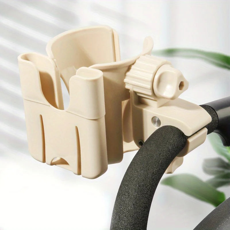 Porte-gobelet universel pour poussette avec support de téléphone, porte-bouteille pour fauteuil roulant, accessoires de poussette, 2 en 1