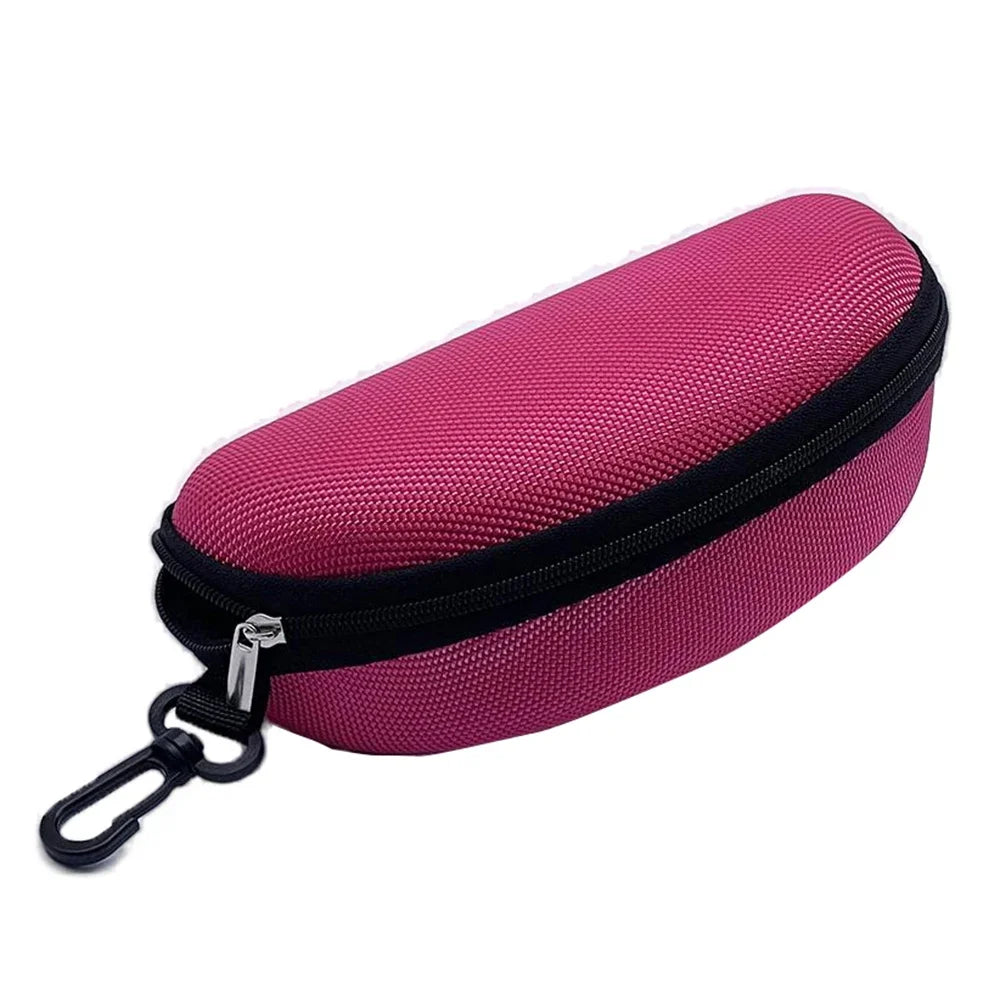 Sac de transport pour lunettes de soleil en 11 couleurs lunettes de lecture sac de transport boitier solide à fermeture à glissière poche de voyage, boîtier portable nouveau