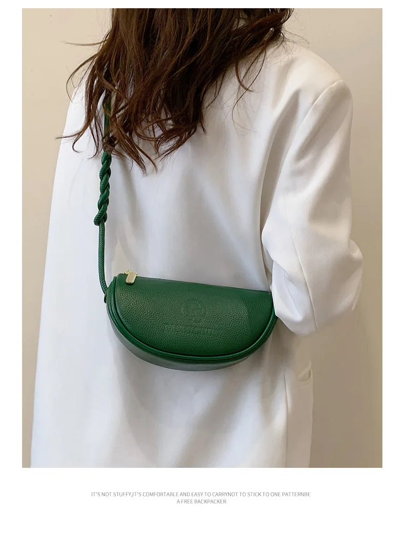 Brand Fashion Mini Bags Trend Designer Handbags Women'S Genuine Leather Casual Lady Shoulder Black Crossbody Bag for Girl