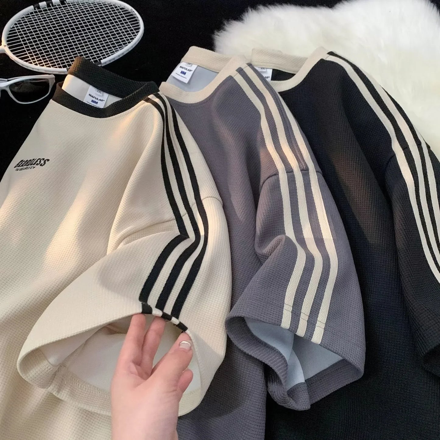 Loose Casual American Style Men's T-shirt Summer Hot Sale Of The Season New Fashion Brand Short Sleeve Couple Half Sleeve Crew N