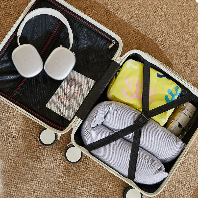 14inch Carry-On Suitcase, Lightweight and Durable, Compact and Fashionable Suitcase 360 ° Universal Wheel Travel Essentials