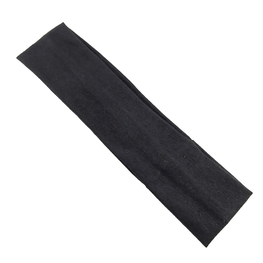 Summer Sports Yoga Women Headbands Not Tight Adjustable Running Absorb Sweat Elastic Hair Bands Soild Unisex Headband Wholesale