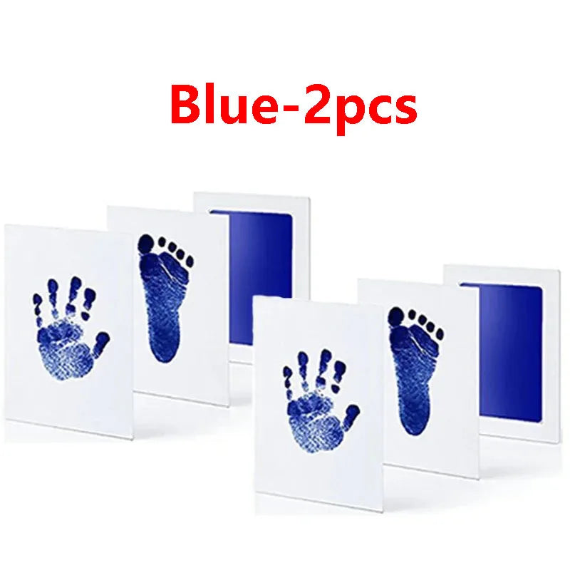 Tampons encreurs pour empreintes de mains de bébé, 2/4 pièces, sûrs, Non toxiques, sans contact, Kits de tampons encreurs sans encre, pour animaux de compagnie, chat, chien, patte, Souvenirs, cadeaux
