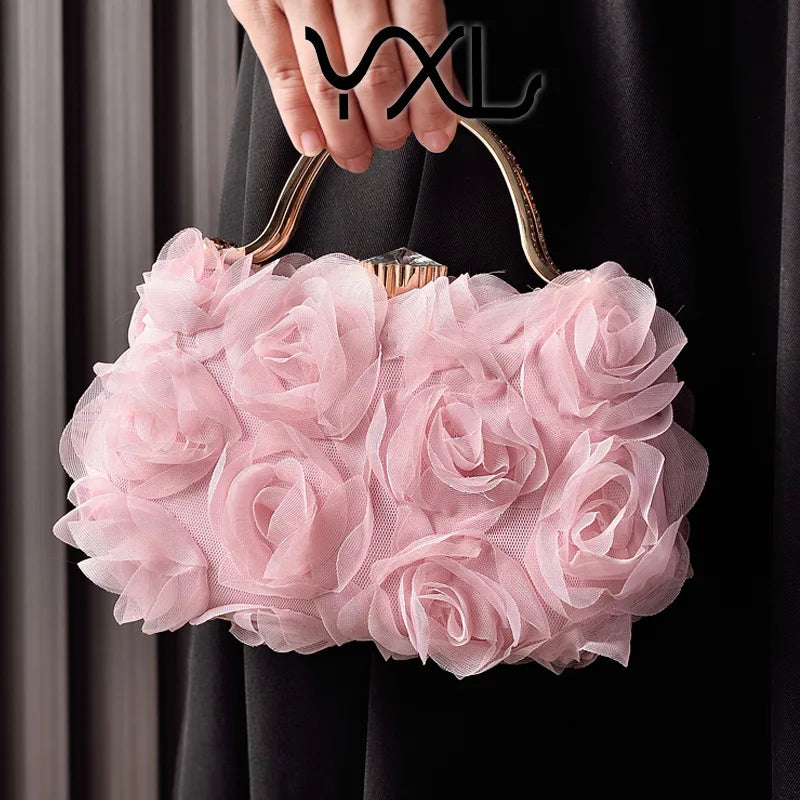 European and American Hot Flower Dinner Bag Bridal Wedding Dress White Dress Garment Bag Cross-Border E-Commerce Factory Direct