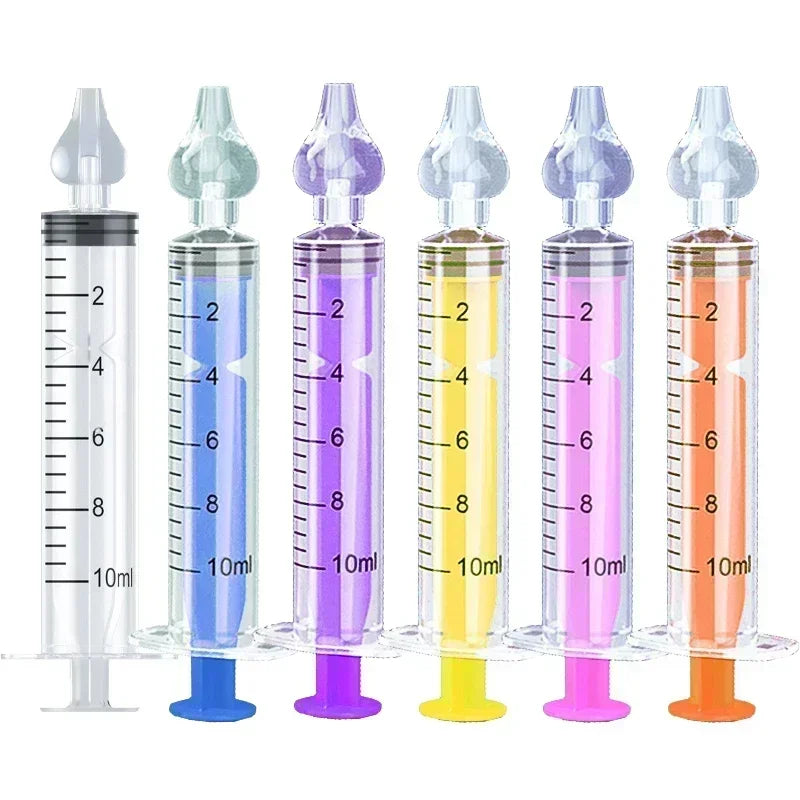 Seringue d'aspirateur nasal en silicone pour bébé, nettoyeur antarctique pour enfants, laveur nasal pour rhinite, irrigateur nasal réutilisable, lavage pour enfants