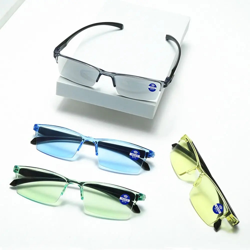 Anti Blue Ray Reading Glasses Smart Automatic Zoom Reading Glasses Autofocus Power Near Far Eye Protection Computer Glasses