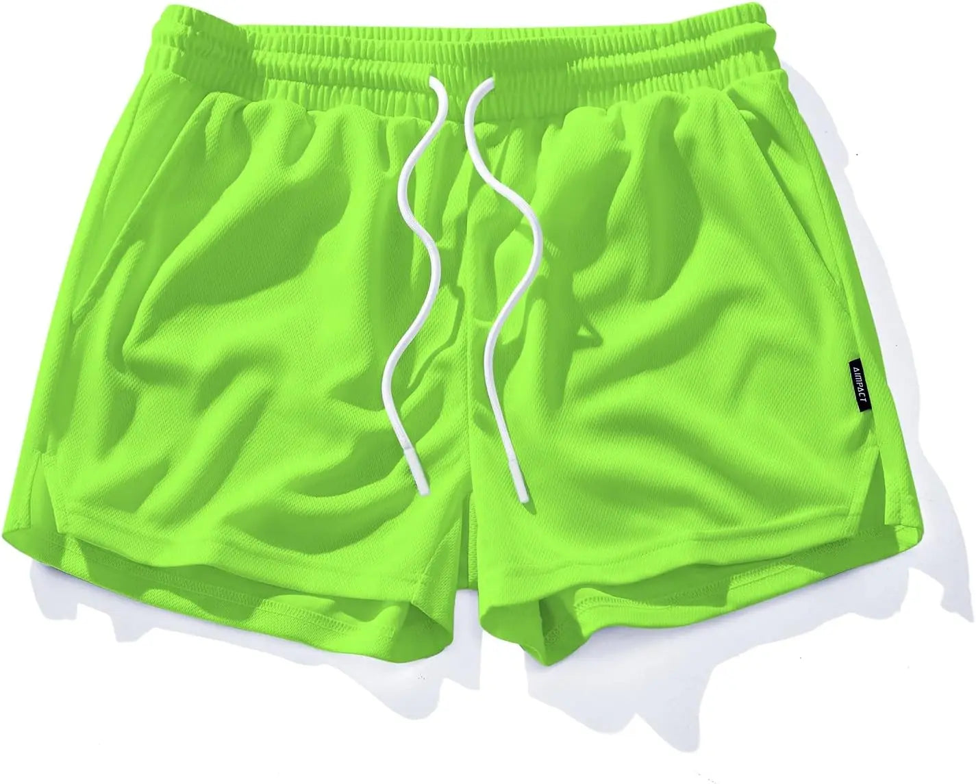 AIMPACT Men's Gym Workout Shorts Mesh Lightweight Bodybuilding Shorts Training Running Sports Jogger with Pockets