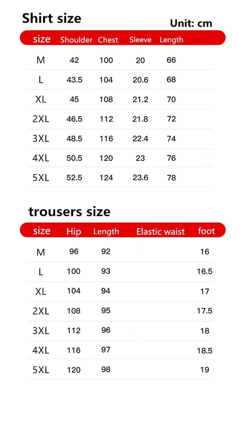 (Shirt + trousers) 2025 summer men shirt Cotton and linen shirts elastic waist Short sleeve casual men's shirts men size M-5XL