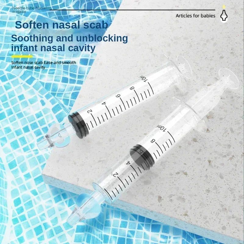 Seringue d'aspirateur nasal en silicone pour bébé, nettoyeur antarctique pour enfants, laveur nasal pour rhinite, irrigateur nasal réutilisable, lavage pour enfants