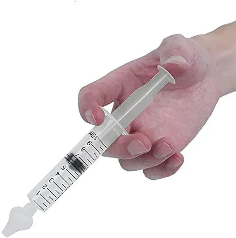 Seringue d'aspirateur nasal en silicone pour bébé, nettoyeur antarctique pour enfants, laveur nasal pour rhinite, irrigateur nasal réutilisable, lavage pour enfants