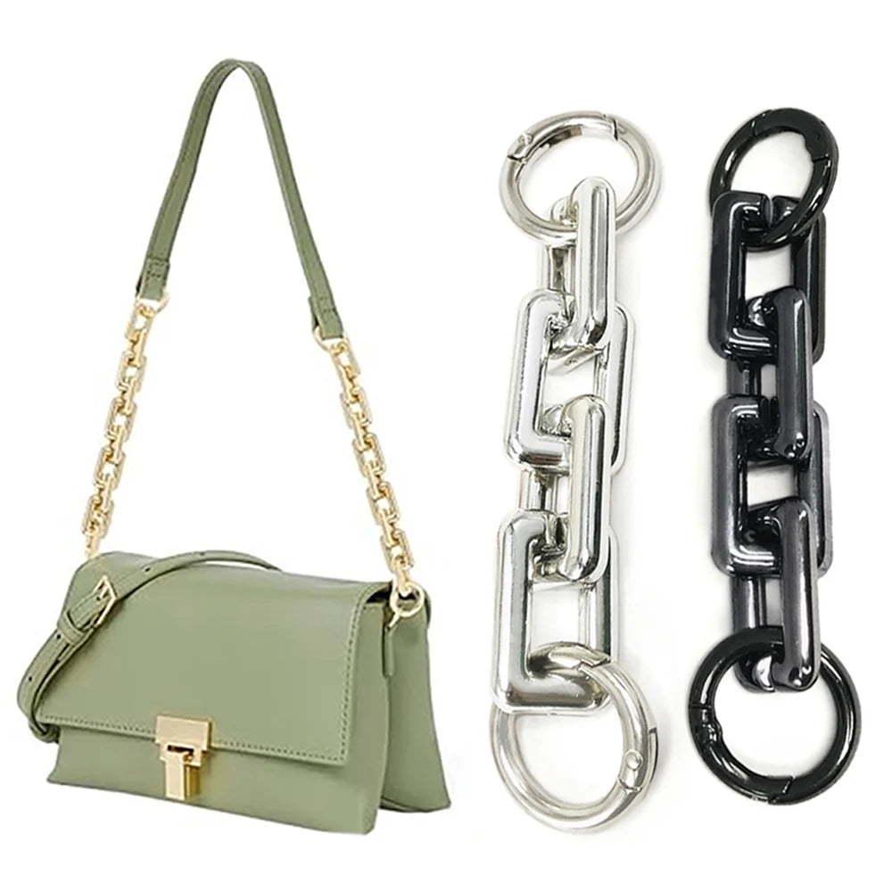 Bag Extension Metal Chain Crossbody Purse Bag Chain Strap Handbag Hanging Buckle DIY Replacement Chain Charms Shoulder Bag Belts