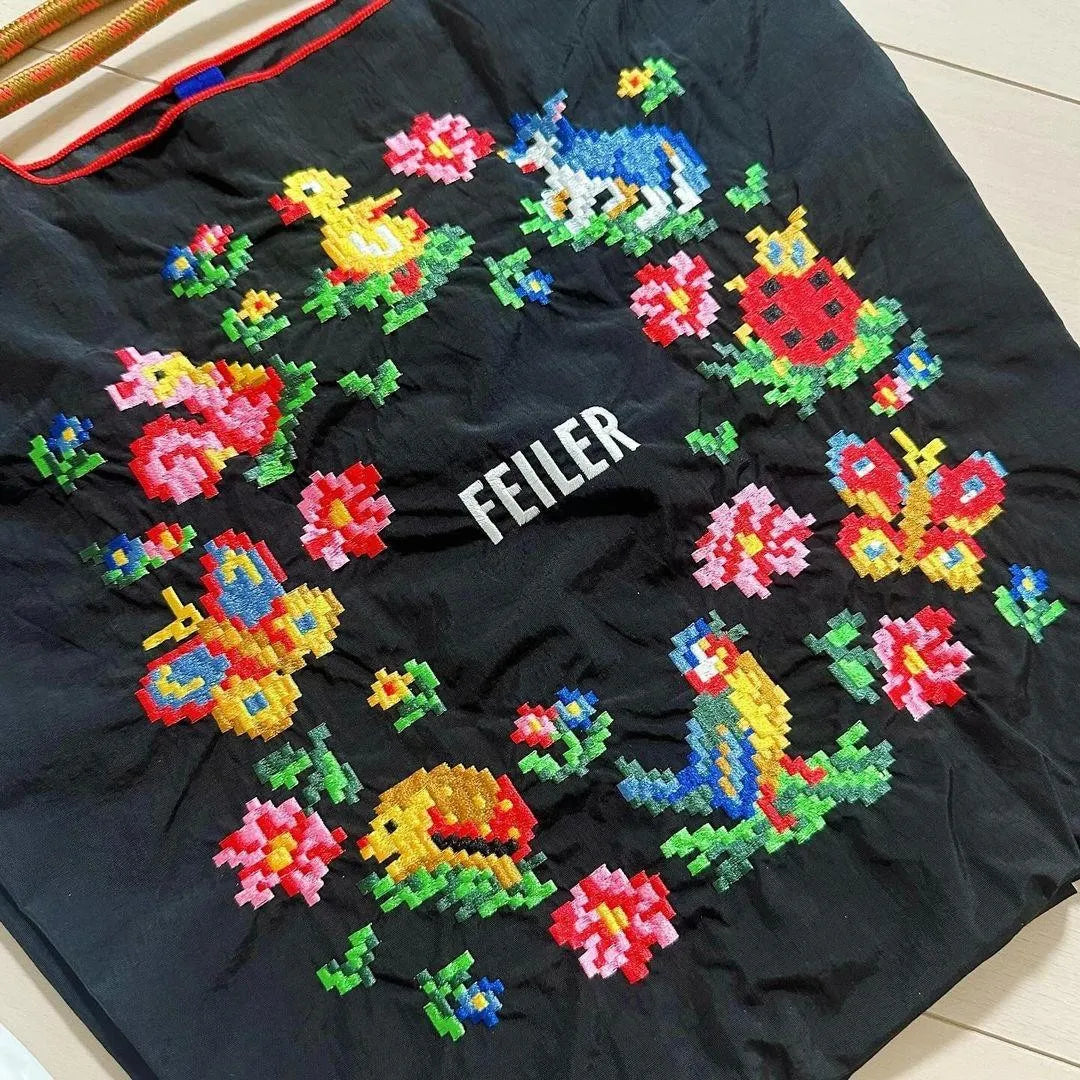 FEILER Oxford Cloth Large Draw String Hand Bag Capacity Portable Shoulder Bags Foldable Bag Embroidery Luxury Designer Bags