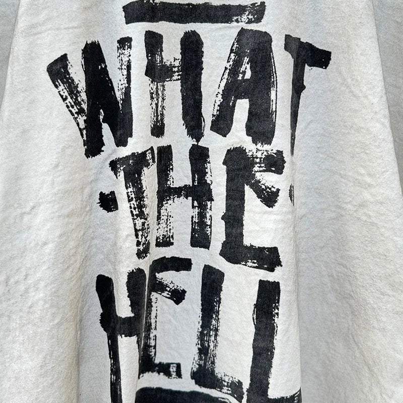 Graphics Print Vintage Washed Black Dirty Sleeveless T-Shirt Men Women Hip Hop Oversized Box Tee Best Quality Cotton T Shirt