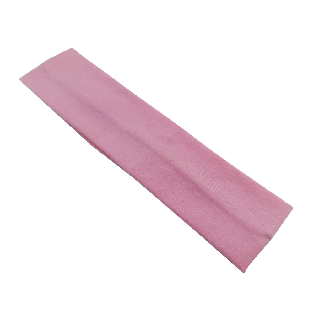 Summer Sports Yoga Women Headbands Not Tight Adjustable Running Absorb Sweat Elastic Hair Bands Soild Unisex Headband Wholesale