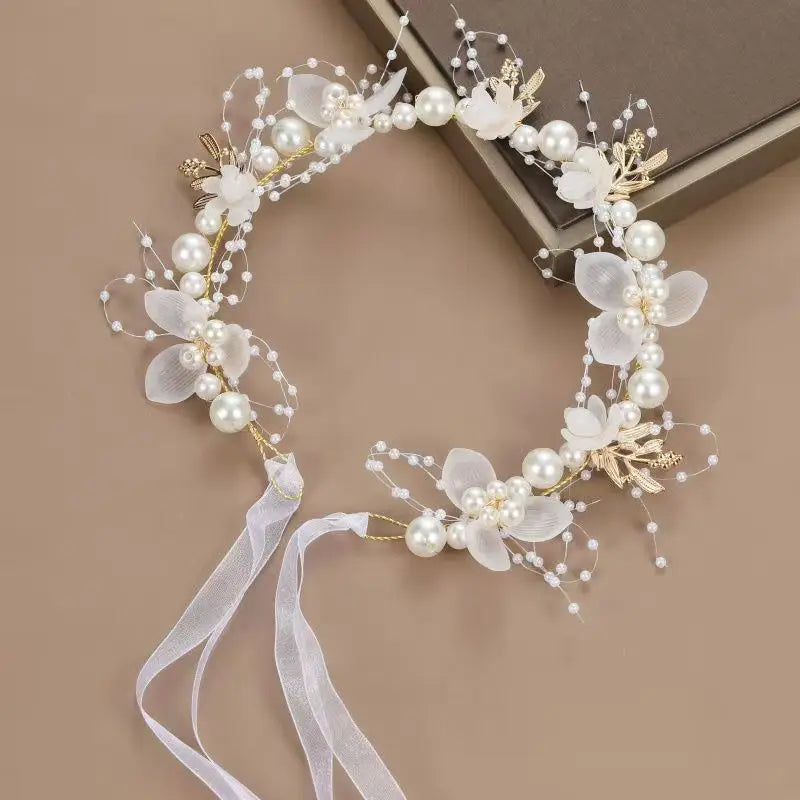 Super fairy beautiful children's headwear beautiful garland head flower girl's hair slings performance festive wrist flower head