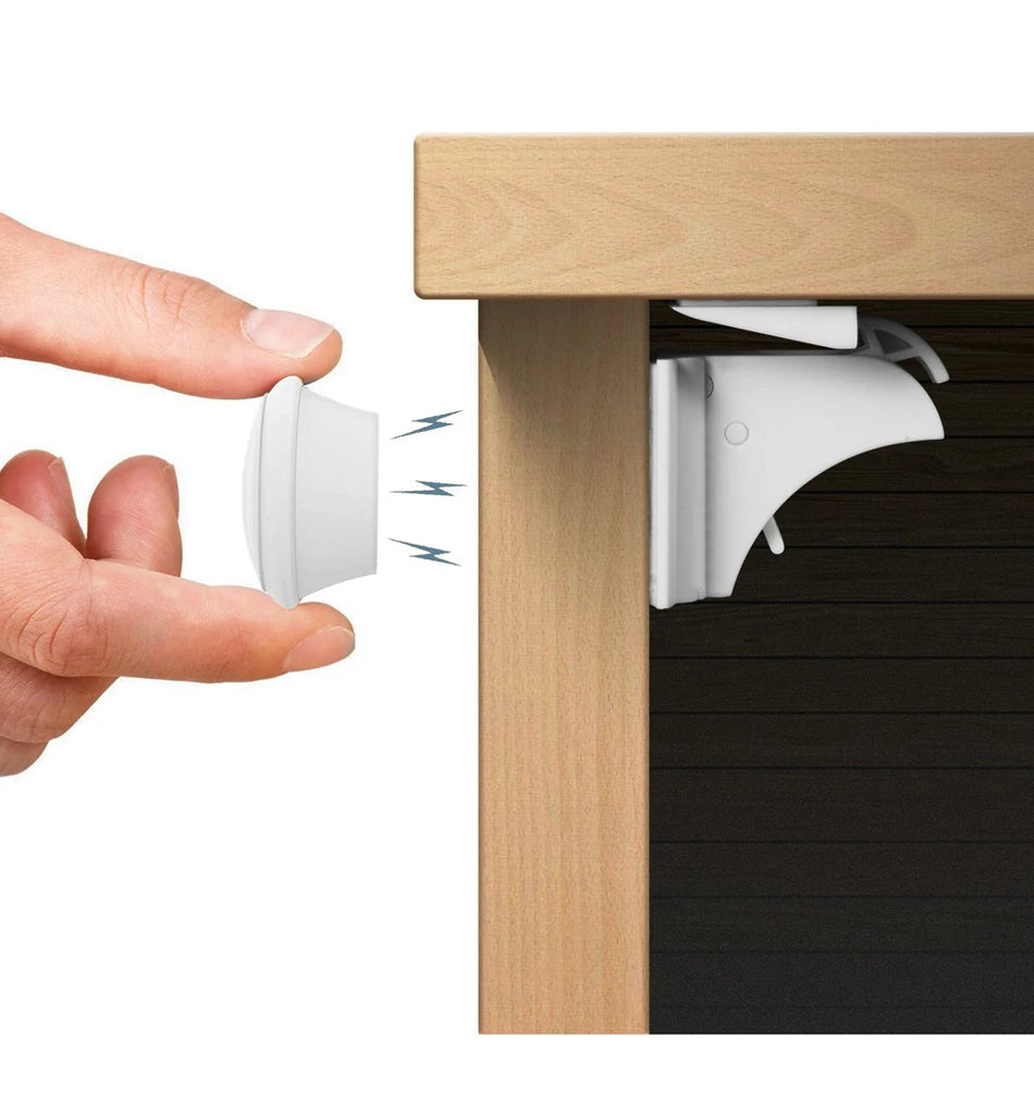 Serrure magnétique pour enfants, Protection pour enfants, serrure de sécurité pour bébé, loquet de tiroir, limiteur de serrure de porte d'armoire, serrures de sécurité pour enfants