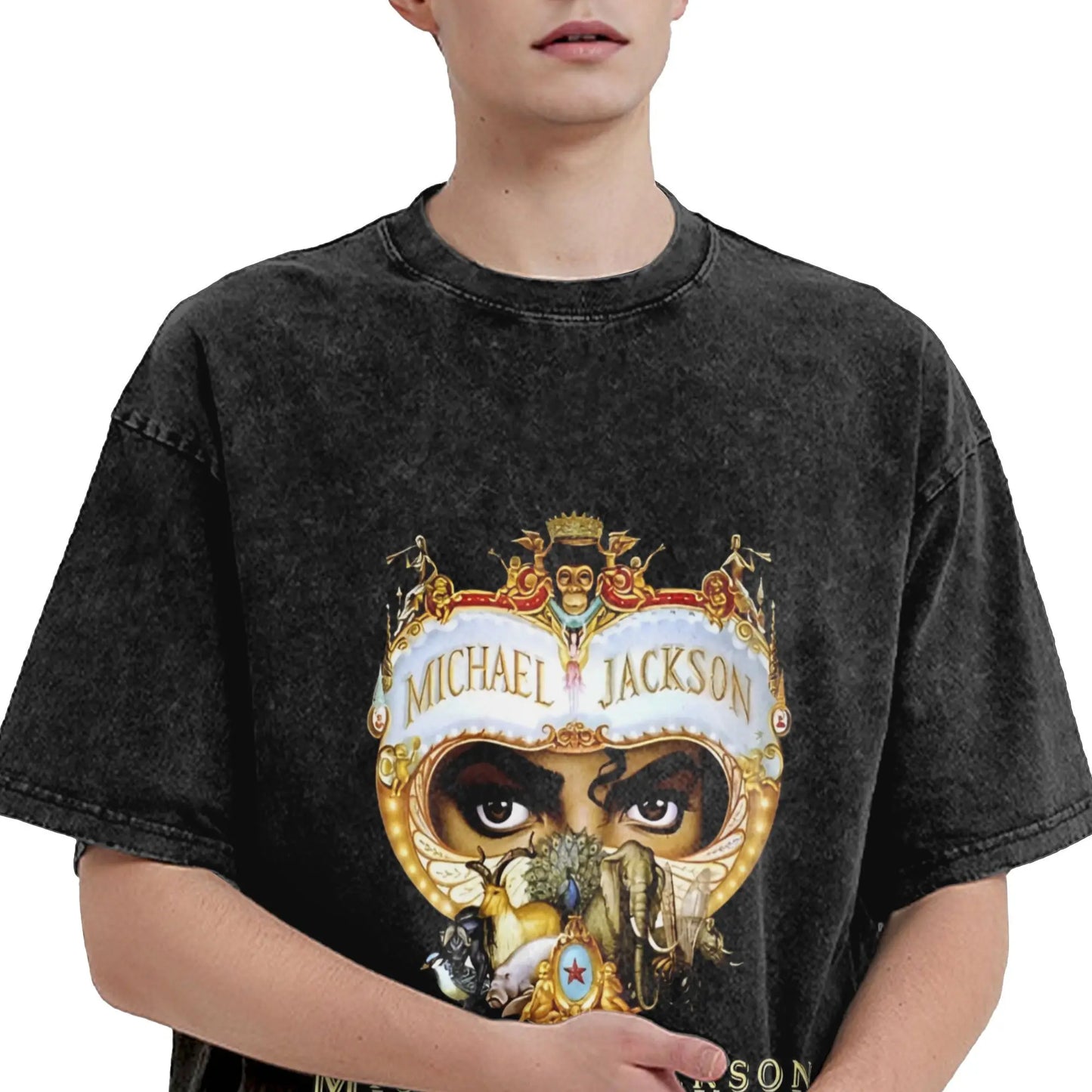 Michael Jackson   T Shirt Summer Poster   Awesome T-Shirts Cotton Fashion Tee Shirt For Men Short Sleeves Printed Clothes