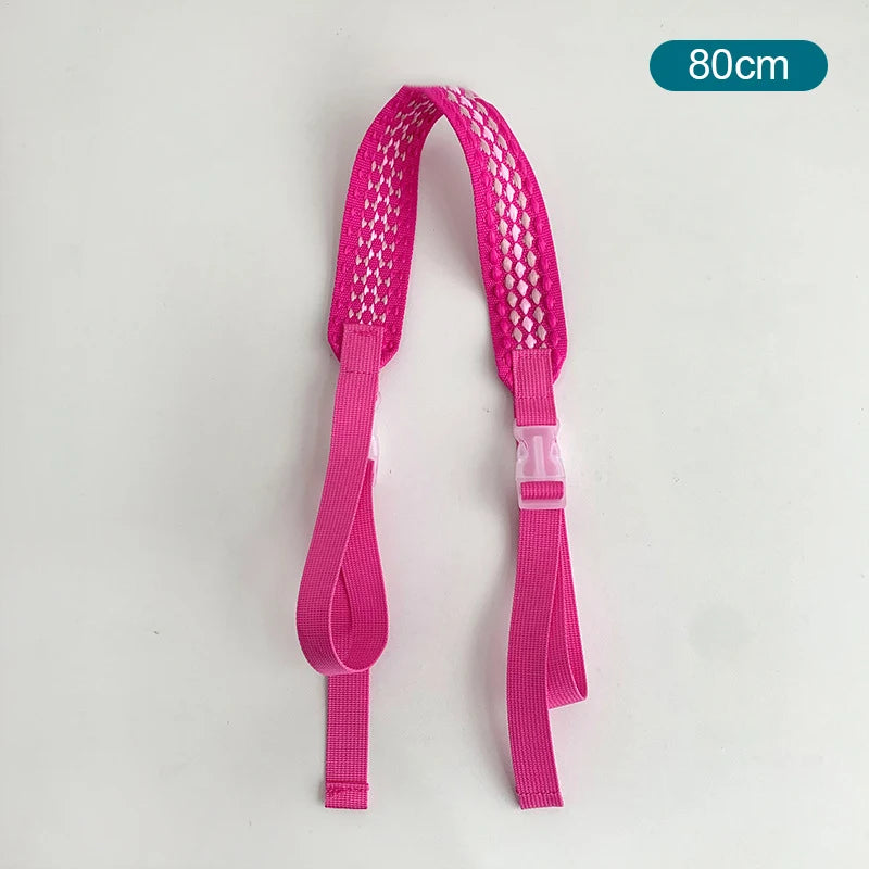 Embroidery Nylon Adjustable Shoulder Bag Strap Pull Button Colorful Sport Style Bag Extension Straps Unisex Bag Accessories