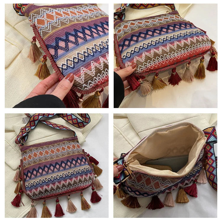 Casual Artistic Printing Underarm Niche Literary Niche Shoulder Fashion Bag Women 2025 New Tote Bag Only Beautiful Women Bag