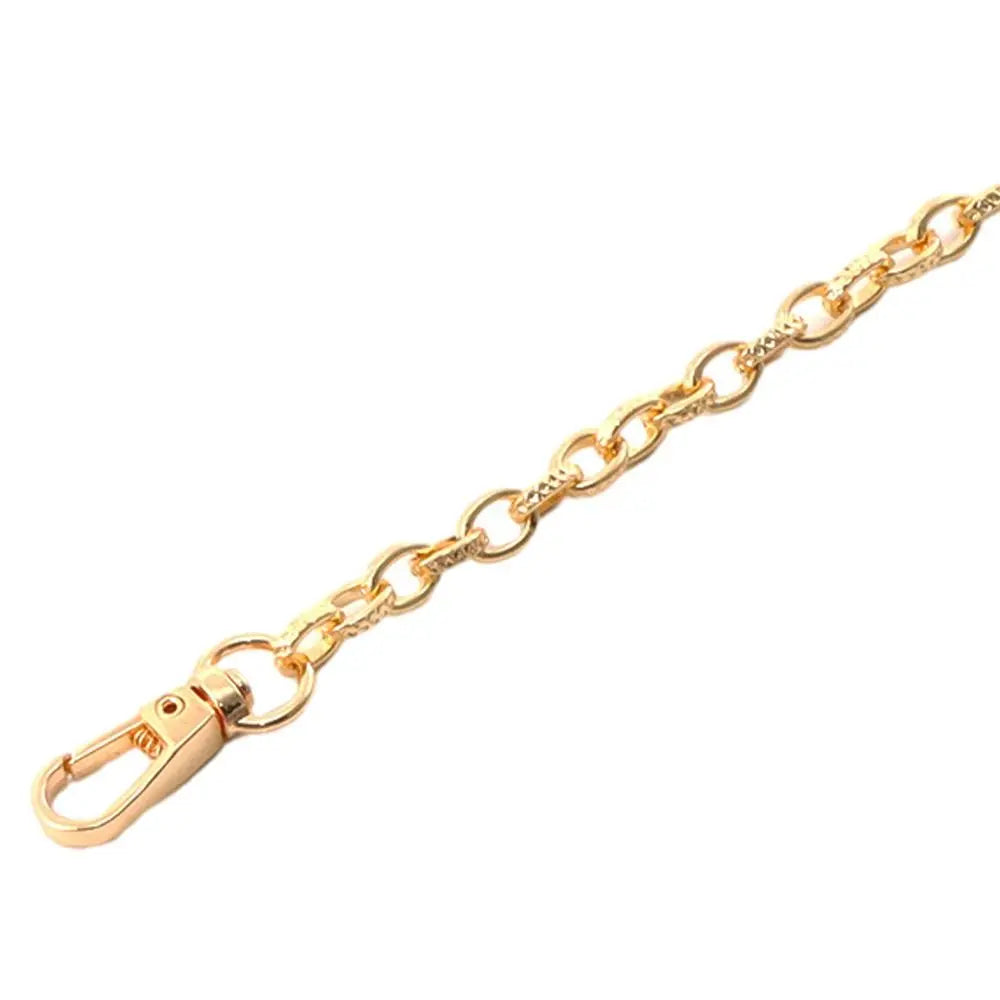 120cm Metal Bag Chain Replacement Shoulder Bag Strap Handbag Handle Chain Purse Chain Belt Metal Chain DIY Bag Accessories Gold
