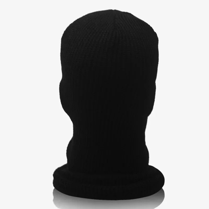2In1 Mask Beanies Hat Men Winter Balaclava Hats Knitted Hats Fashion Full Face Ski Bonnet Tactical Cycling Earmuffs Cap Knitted