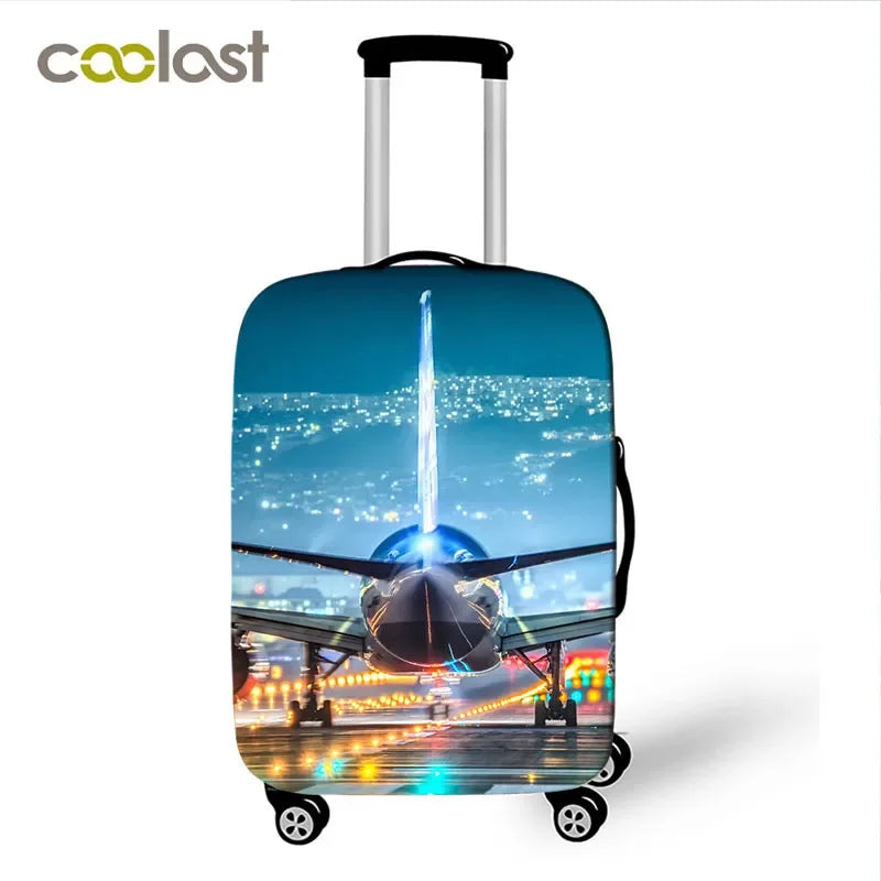 Personnalisez votre Image/nom/Logo housse de bagages accessoires de voyage housse de protection élastique housse de protection Anti-poussière