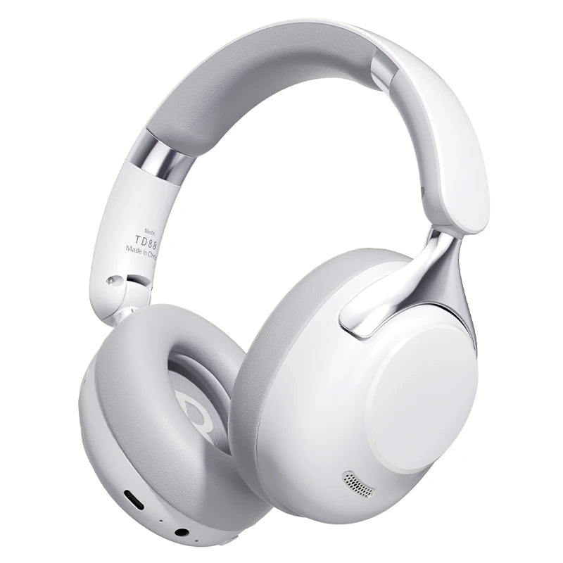 ANC Noise Reduction 100H Play Time Bluetooth Headphones 360° Surround Sound Wireless Headsets Sports Gamer Earphones With HD Mic