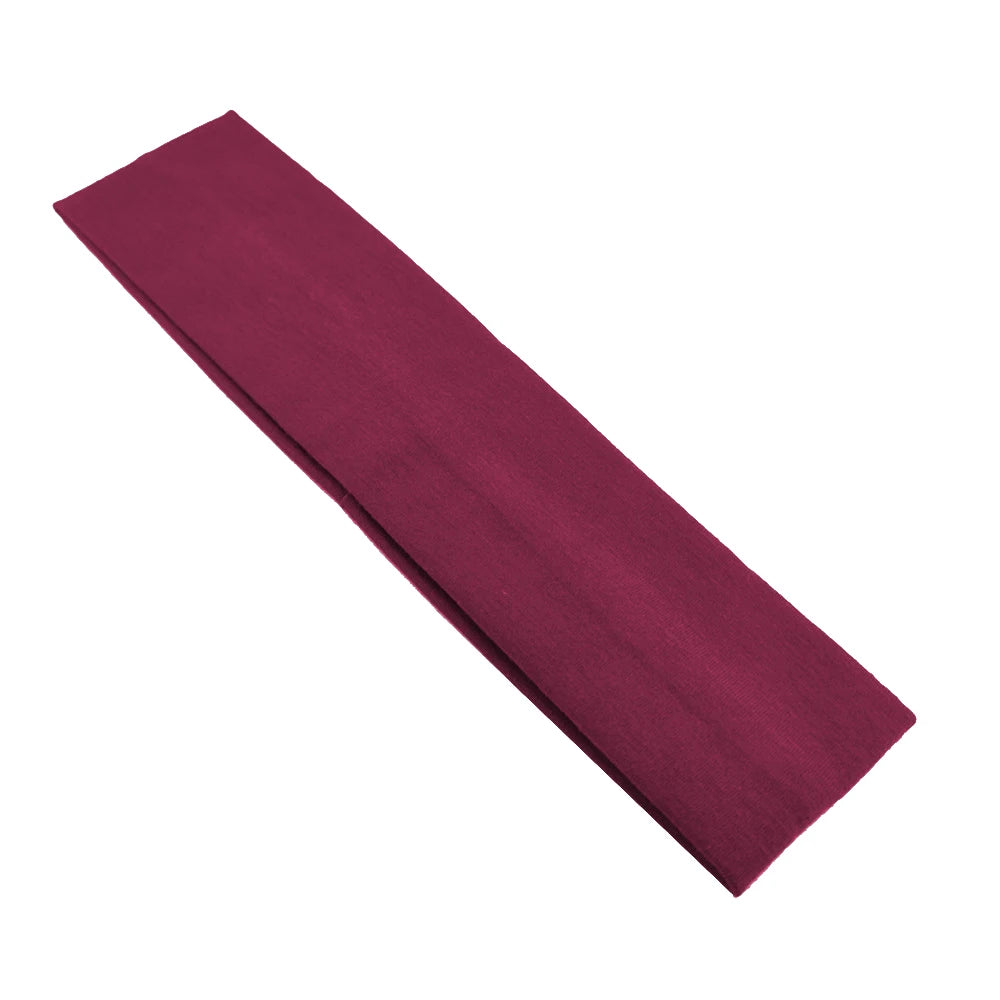 Summer Sports Yoga Women Headbands Not Tight Adjustable Running Absorb Sweat Elastic Hair Bands Soild Unisex Headband Wholesale