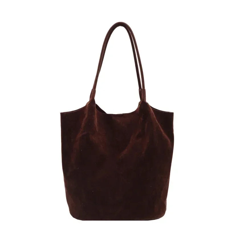 Single Shoulder Bag for Women's Fashion, Large Capacity 2024 New Autumn and Winter Versatile Commuting Tote Bag Un Sac Épaule