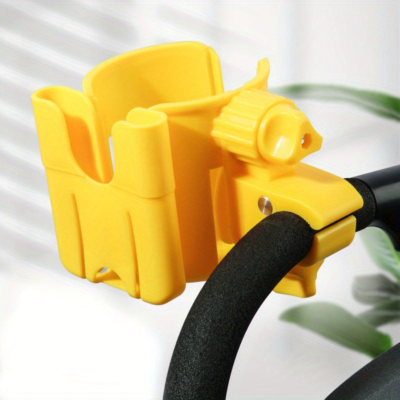 Porte-gobelet universel pour poussette avec support de téléphone, porte-bouteille pour fauteuil roulant, accessoires de poussette, 2 en 1