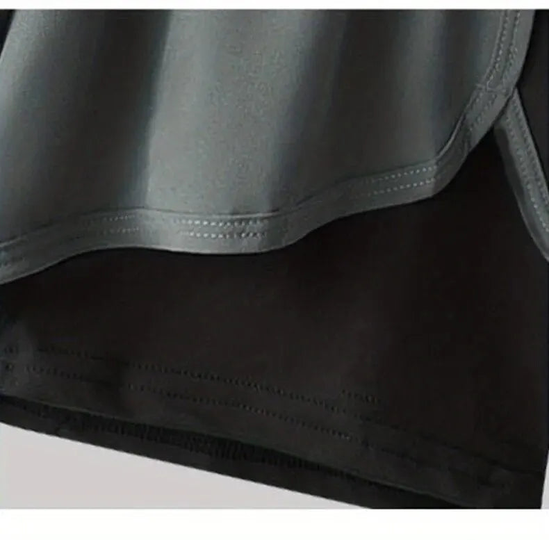 Men's Aloe Pants Athletic Shorts Two-Layer Swim Trunks: Stylish, Quick-Drying & Comfortably Fit for Beach, Pool & Hot Spring!
