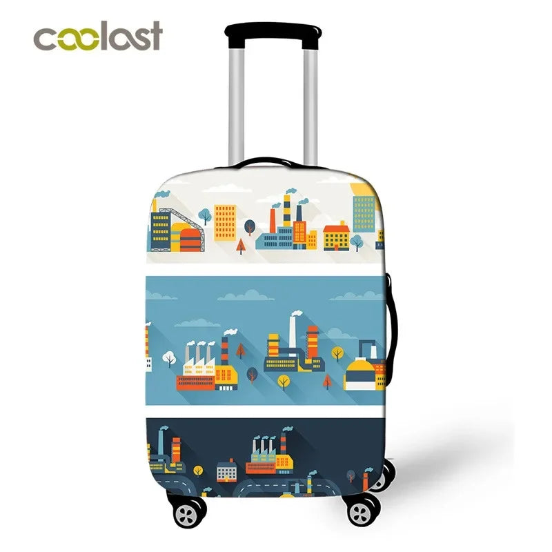 Personnalisez votre Image/nom/Logo housse de bagages accessoires de voyage housse de protection élastique housse de protection Anti-poussière