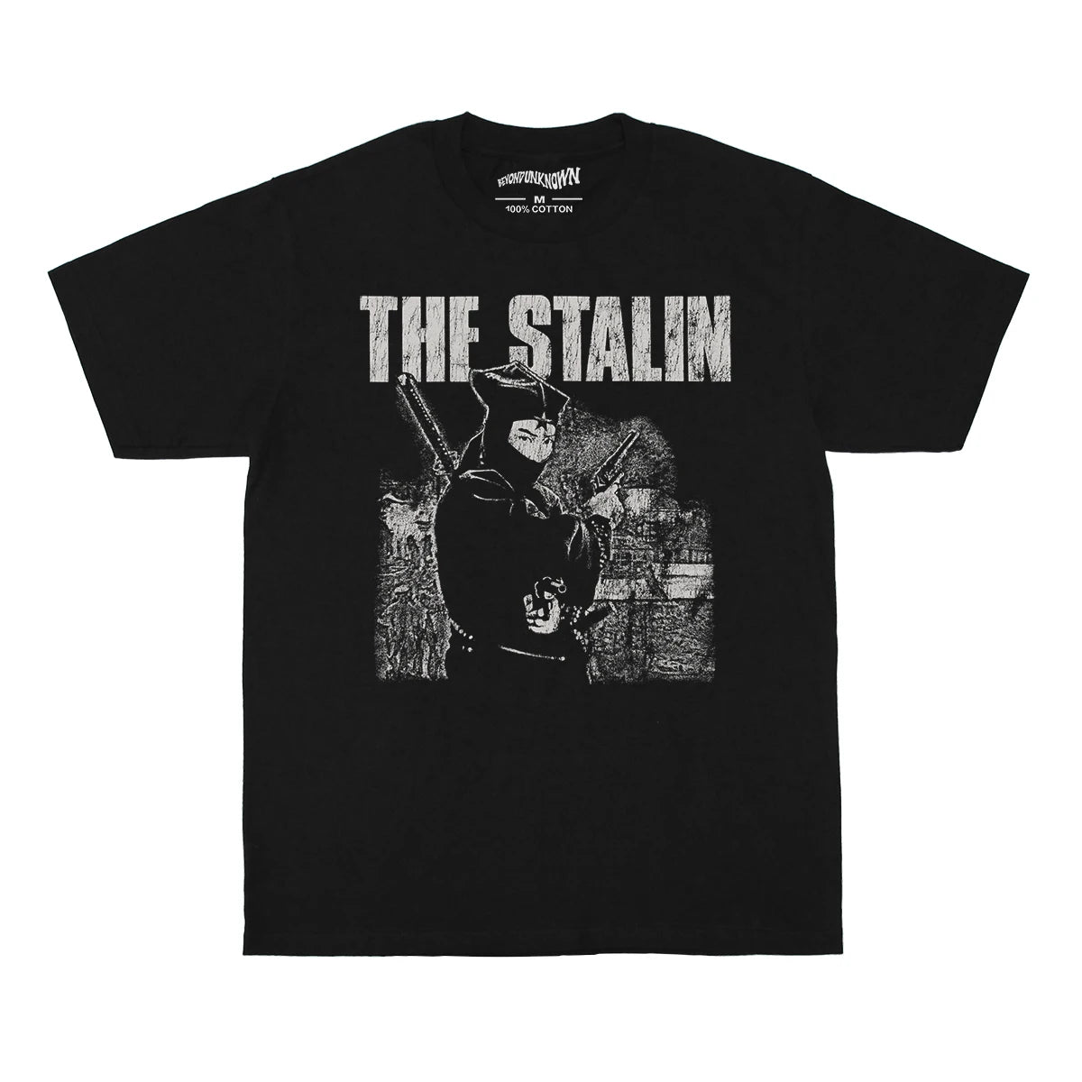 The Stalin T-Shirt Japanese Haedcore Punk Band The Comes Death Side  Gauze Suehiro Maruo Washed Cotton Men's Short Sleeves Shirt