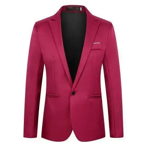 Veste de costume de printemps pour hommes, décontractée, polyvalente, tendance coréenne, simple boutonnage, vêtements pour hommes de Style occidental