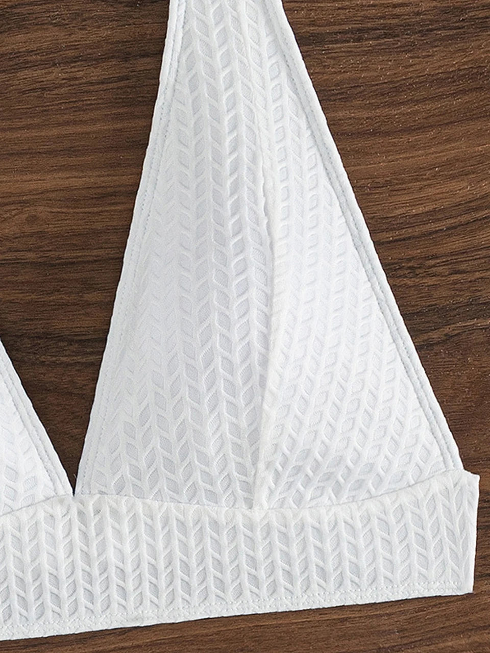 Shoulder Strap Triangel Bikinis 2024 Women High Waist Swimsuit White Sexy Swimwear Female Bathers Bathing Swimming Swim Suit