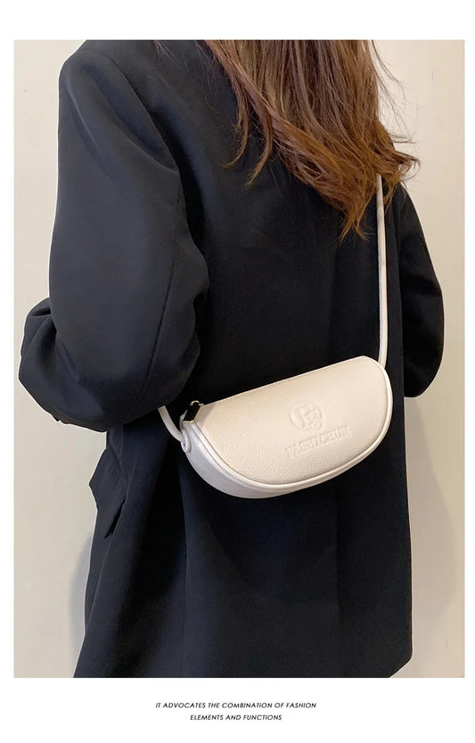 Brand Fashion Mini Bags Trend Designer Handbags Women'S Genuine Leather Casual Lady Shoulder Black Crossbody Bag for Girl