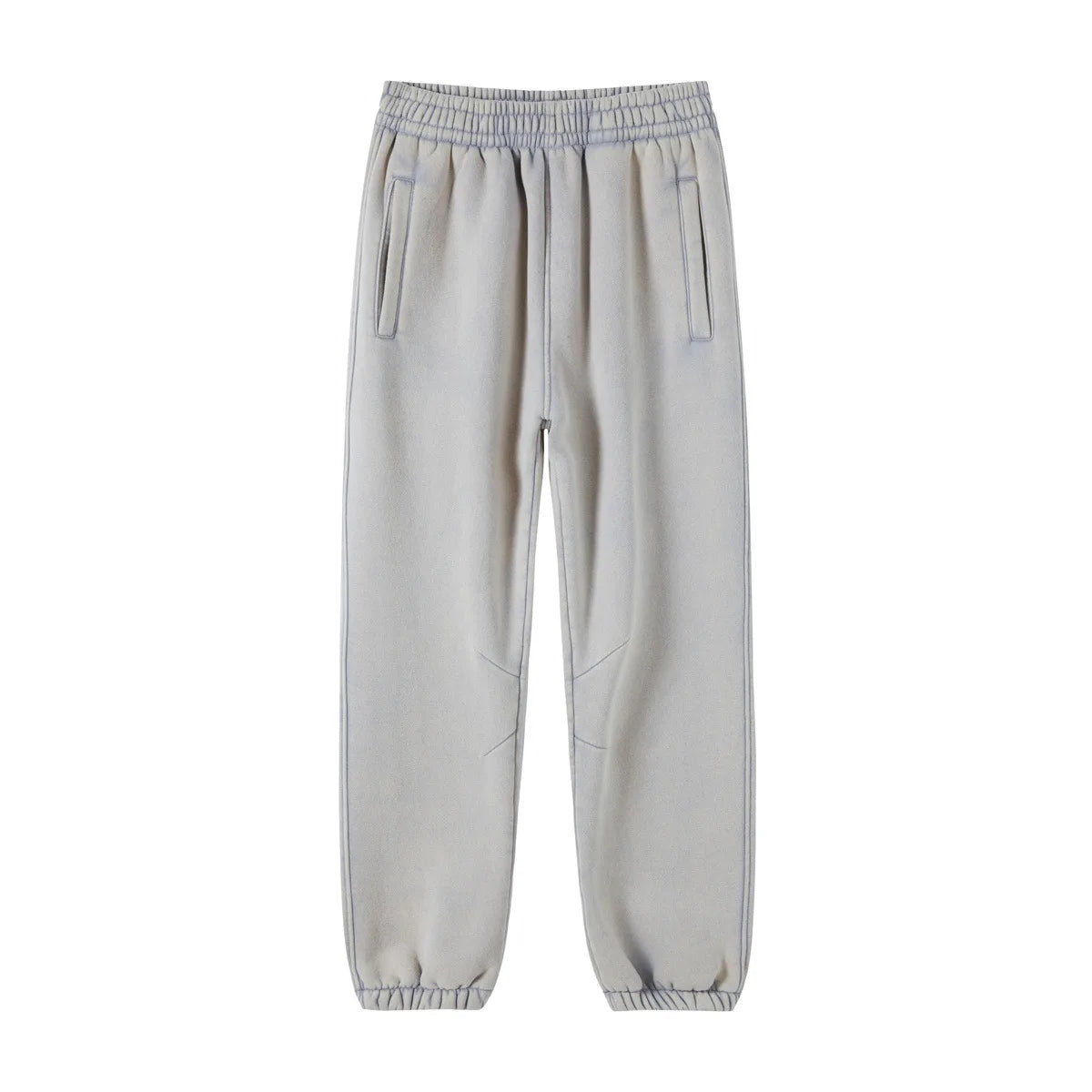 Custom LOGO2024 autumn winter new washed batik old sweater sweatpants 360G cotton polyester velvet thickened men's  women's suit