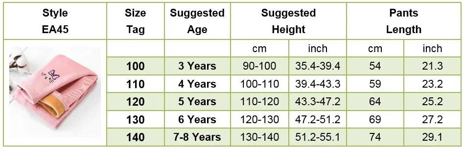 Leggings pour filles de 3 à 8 ans, pantalons lapin pour bébés, collants thermiques pour enfants, doublure polaire, à la mode, bas décontracté, automne et hiver