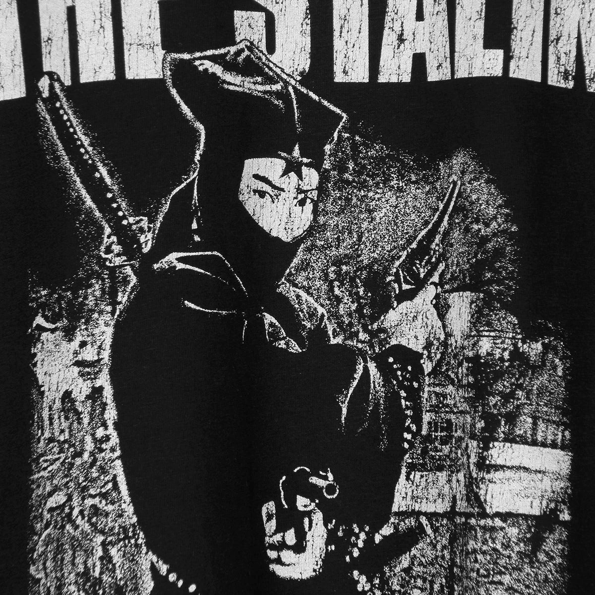 The Stalin T-Shirt Japanese Haedcore Punk Band The Comes Death Side  Gauze Suehiro Maruo Washed Cotton Men's Short Sleeves Shirt