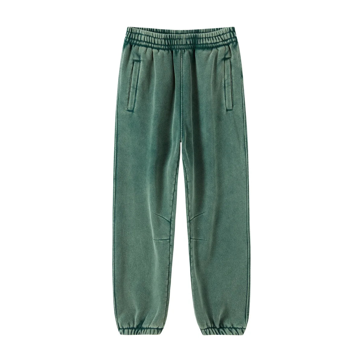 Custom LOGO2024 autumn winter new washed batik old sweater sweatpants 360G cotton polyester velvet thickened men's  women's suit
