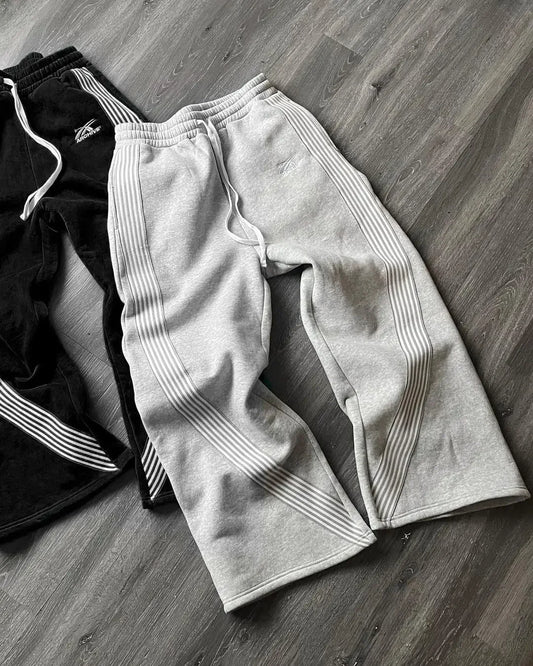 Men's Women's Gray Casual Pants Y2k Embroidered Camouflage Functional Tactical Functional Premium Jogging Drawstring Sweatpants