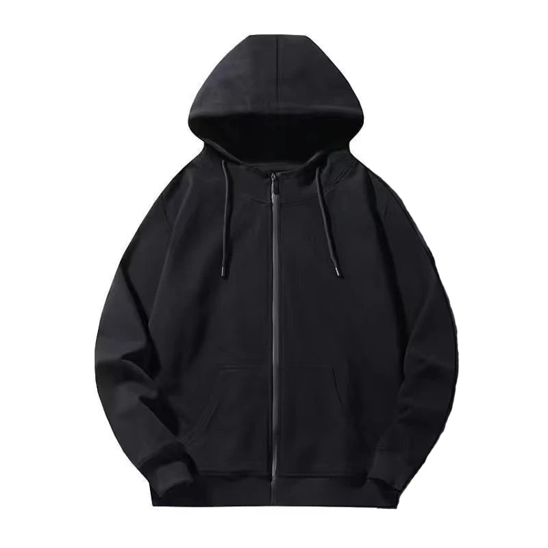 New Letter Embroidery Zip Up Casual Men Suits Y2K Oversized Harajuku Fashion Sweatshirts Women Retro Hoodies Couple Sweatpants