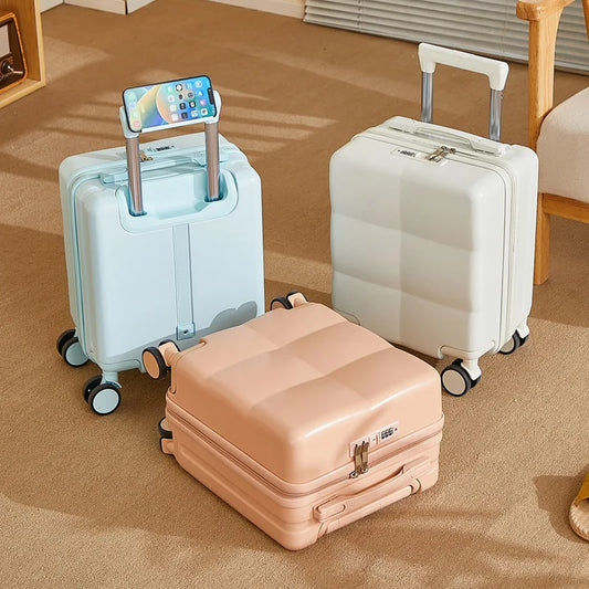 14inch Carry-On Suitcase, Lightweight and Durable, Compact and Fashionable Suitcase 360 ° Universal Wheel Travel Essentials