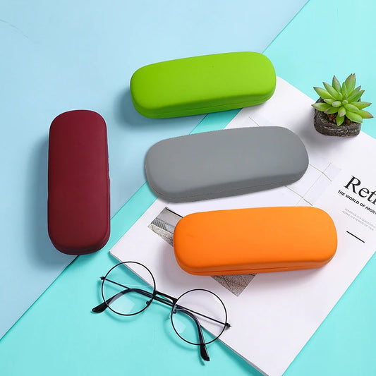 Colorful Hard Shell Eye Glasses Box Case Women Men Student Cute Sunglasses Stroage Organizer For Travel Eyewear Organization