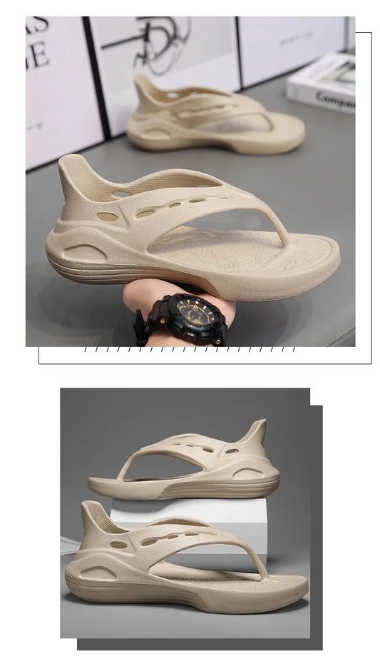 Men‘s Bag heel Flip-flops Slippers Indoor Outdoor Beach Sandals Fashion Casual Shoes Soft Slides Home Slippers Beach Shoes