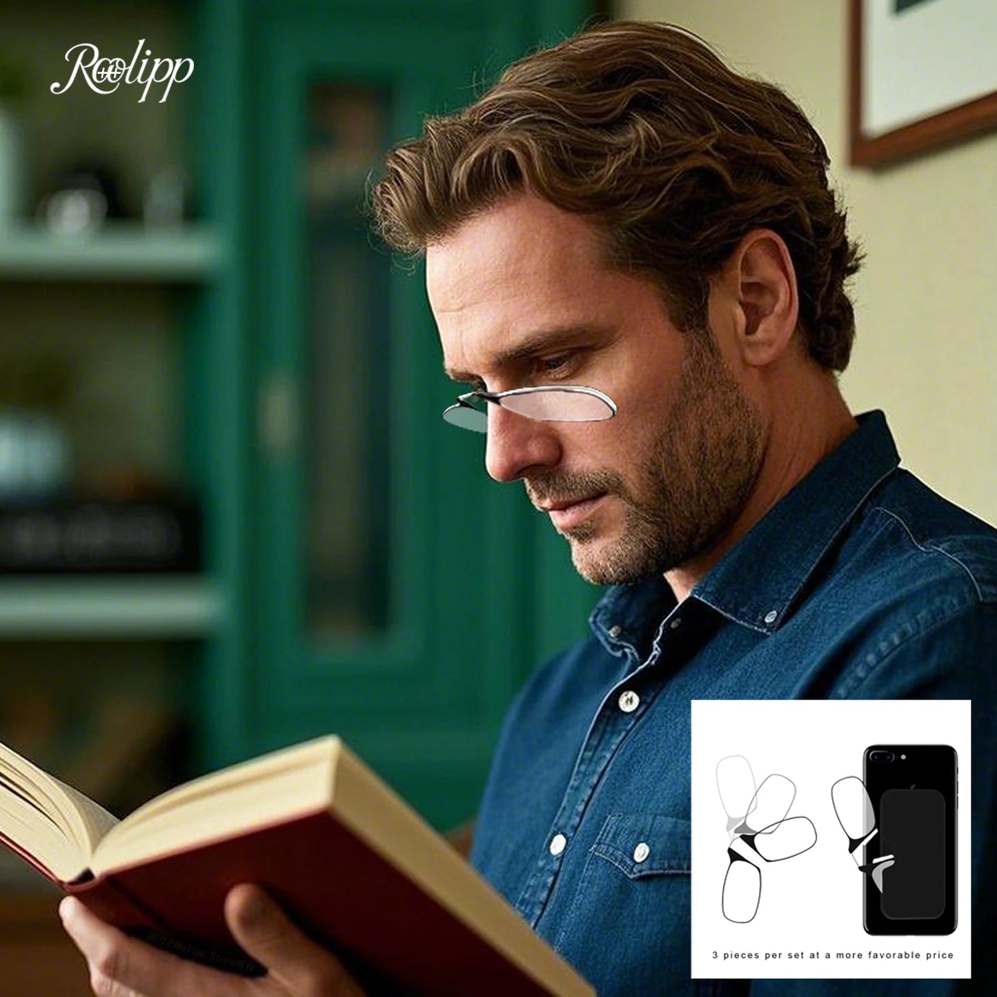 Pince-nez lunettes de lecture homme haute qualité hommes Portable mousse lunettes de nez pour personnes âgées lunettes transparentes avec étui