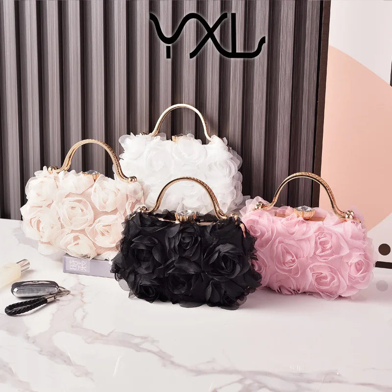 European and American Hot Flower Dinner Bag Bridal Wedding Dress White Dress Garment Bag Cross-Border E-Commerce Factory Direct