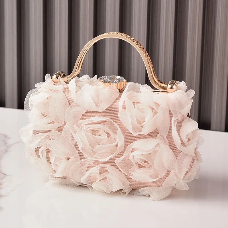 European and American Hot Flower Dinner Bag Bridal Wedding Dress White Dress Garment Bag Cross-Border E-Commerce Factory Direct