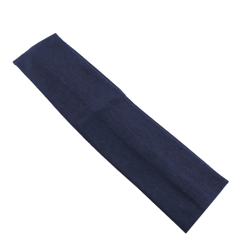 Summer Sports Yoga Women Headbands Not Tight Adjustable Running Absorb Sweat Elastic Hair Bands Soild Unisex Headband Wholesale